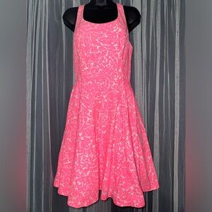 Lilly Pulitzer Zo Retro Halter Dress Cosmo Pink, Size 4